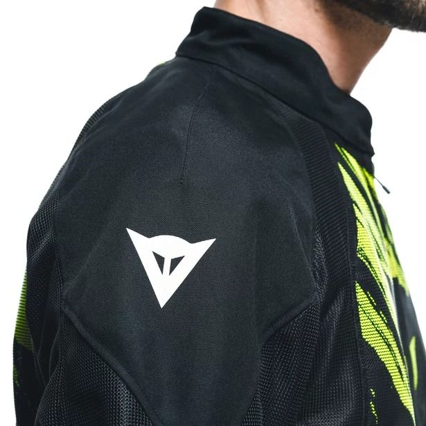 Dainese Herosphere Air Tex Jacket Black/Fluo Yellow Tarmac : Delivery in 5 days